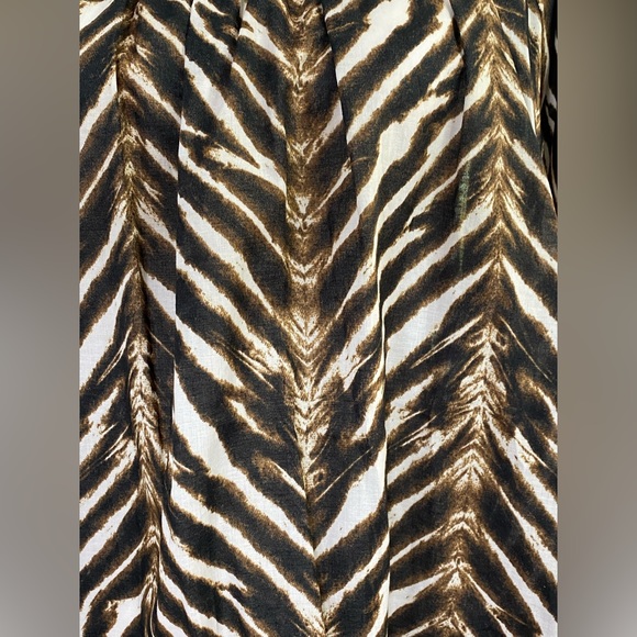 Calvin Klein Animal Print Crew Neck Short Puff Sleeve Blouse Size 3X - Picture 3 of 10